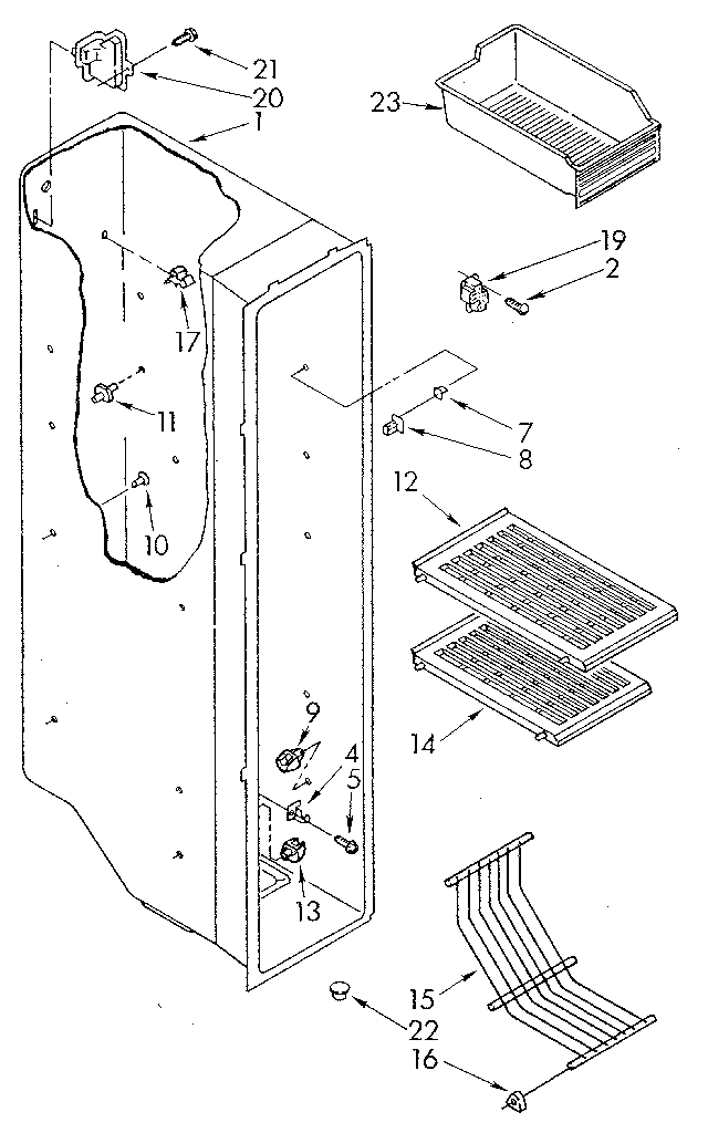Freezer liner