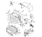 GE JEM22H01 microwave parts diagram