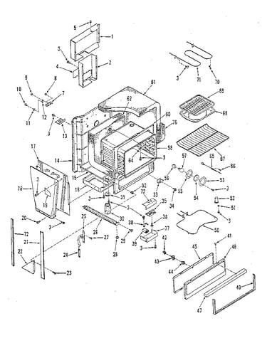 Oven body section