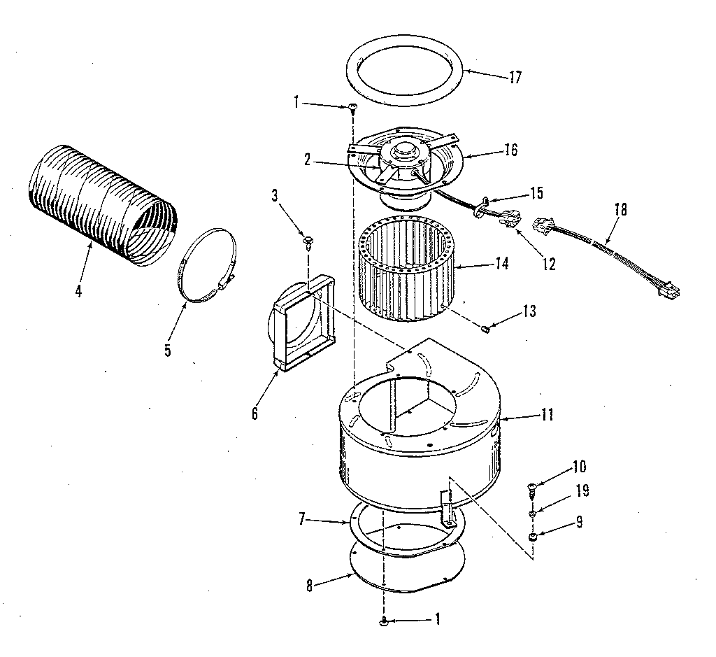 Blower section