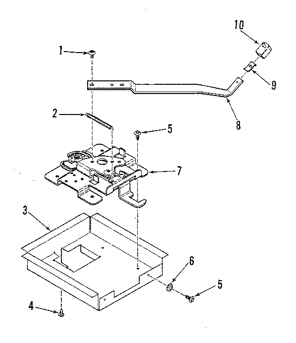 Door lock section