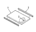 Kenmore 9114698813 optional griddle/grill cover module kit 4998510 diagram
