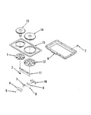 Optional electric hob element module kit 4998530/4998630