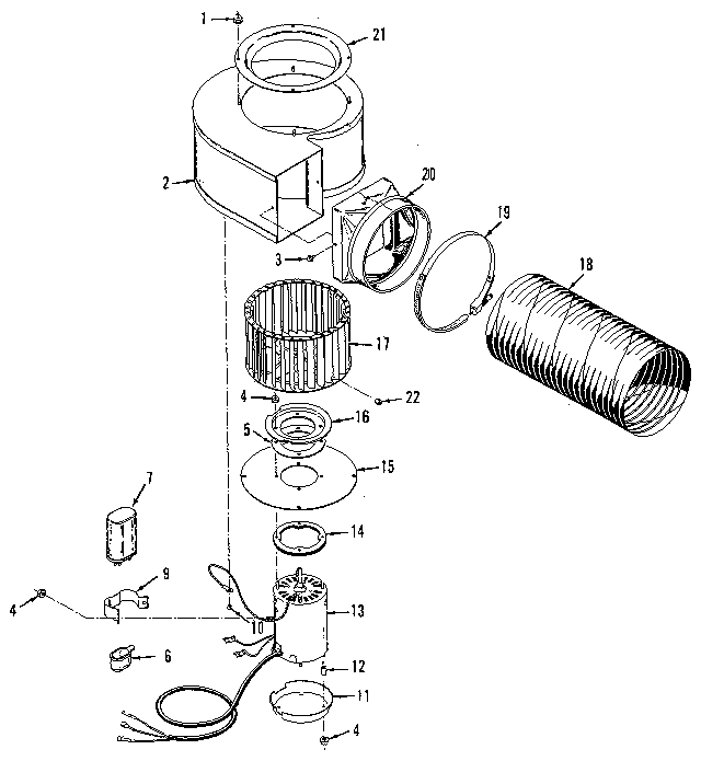 Blower section
