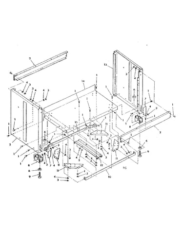 Figure 8 - cabinet assembly