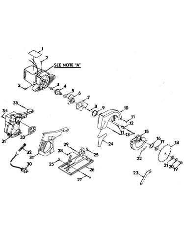 Base and blade assembly