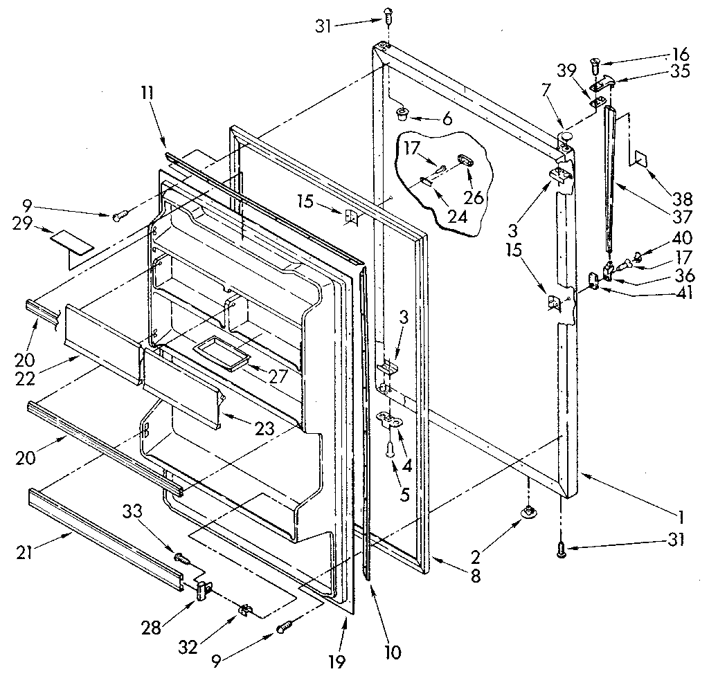 REFRIGERATOR DOOR