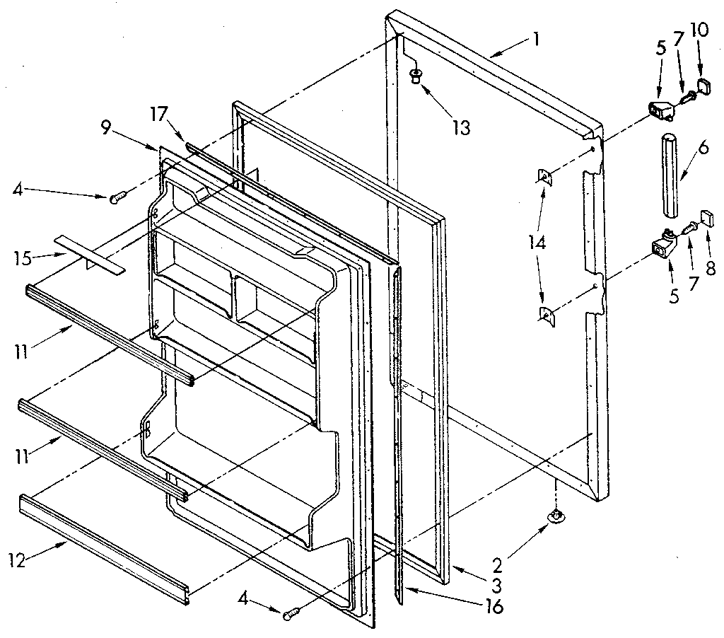 REFRIGERATOR DOOR