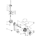 Kenmore 11082881300 gearcase and motor diagram