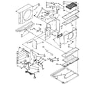 Kenmore 1068781070 air flow and control parts diagram