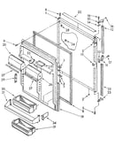 Refrigerator door