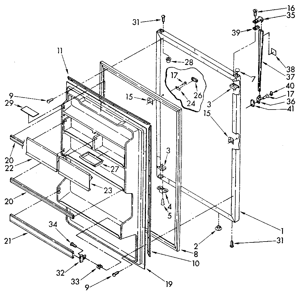 REFRIGERATOR DOOR