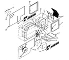 Kenmore 867763942 non-functional replacement parts diagram