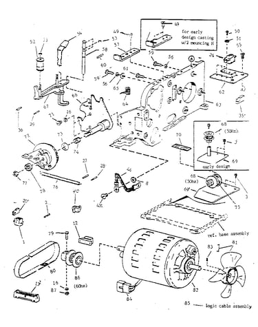 Fig. 5-left casting assembly and 402402 motor