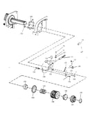Fig. 7-impeller shaft sensor bracket and gear