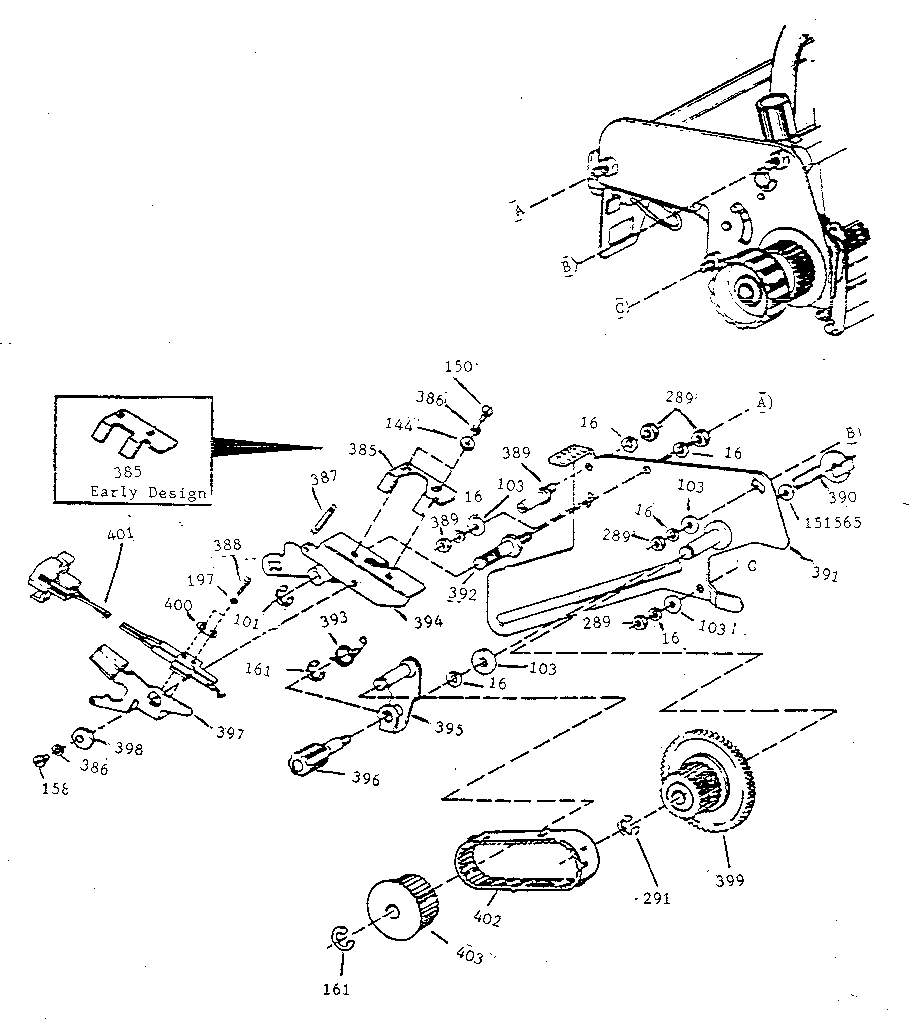 Fig. 16-402570 form-out assembly