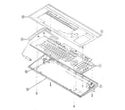Texas Instruments PROFESSIONAL COMPUTER figure 6-2: keyboard assembly diagram