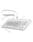 Assembly 11: space saving keyboard (84/85 key)