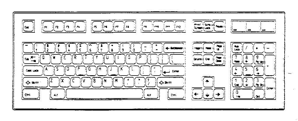 Assembly 12: keybutton kits (101/102 key)