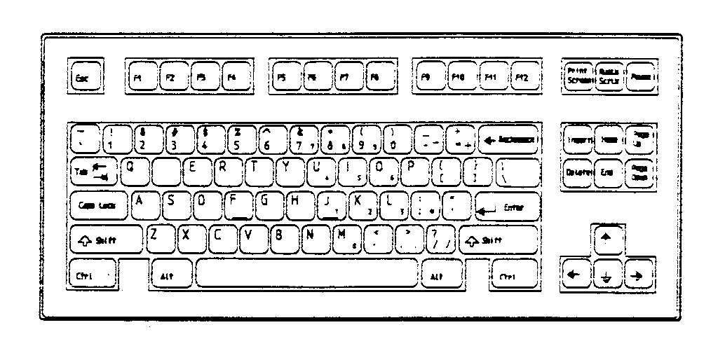 Assembly 13: space saving keybutton kit (84/85 key)