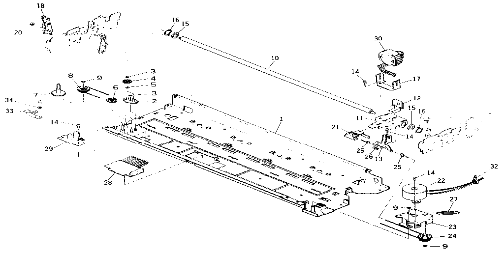 Carriage mechanism msp-15e
