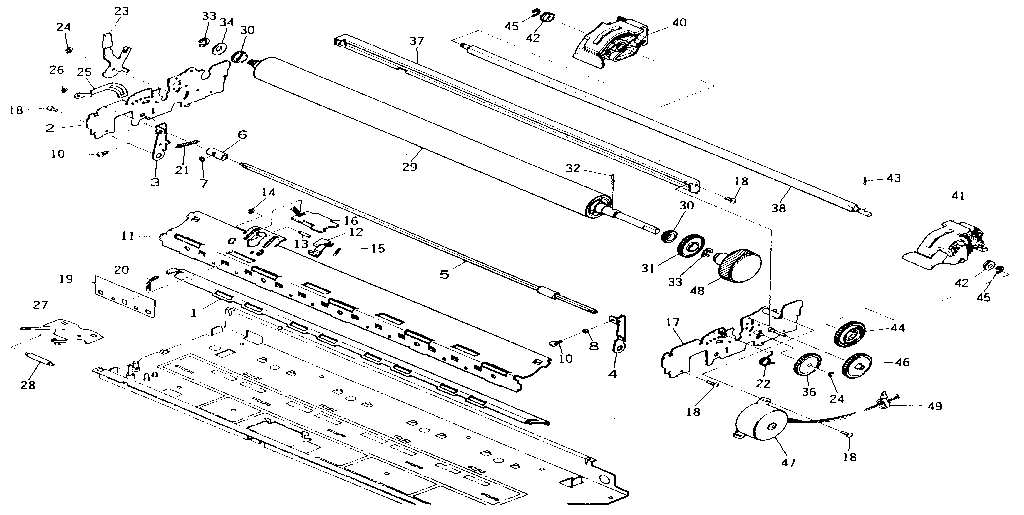 Paper feed mechanism msp-15e
