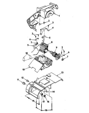 Field and armature assembly