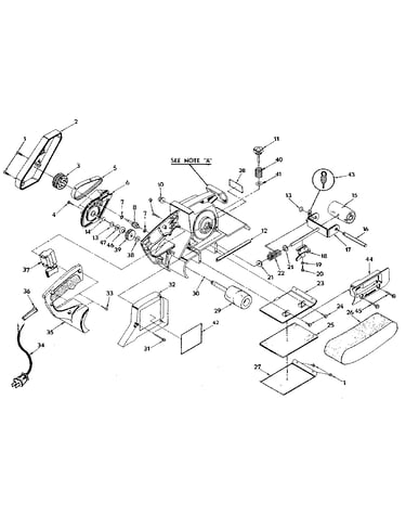 Gear and platen assembly