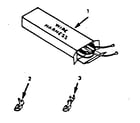 Kenmore 2784288894 wire harnesses and components diagram