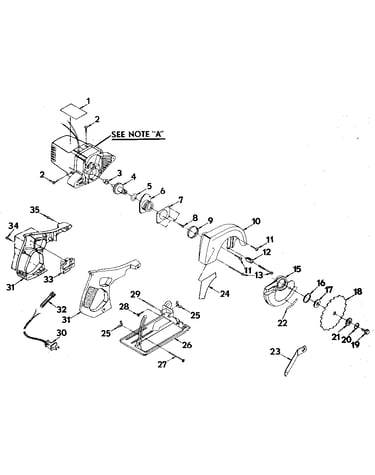 Base and blade assembly