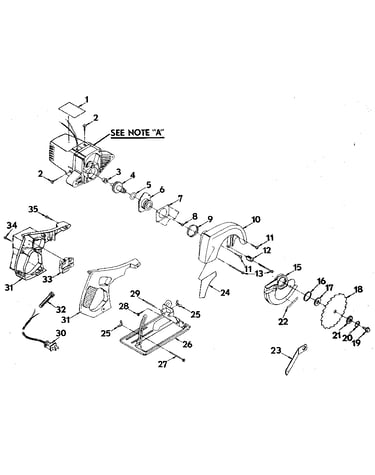 Base and blade assembly