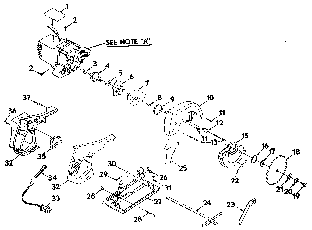 BASE AND BLADE ASSEMBLY