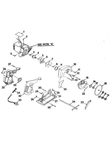 Base and blade assembly