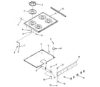 Kenmore 9117898710 main top section diagram