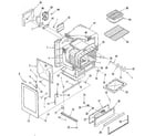 Kenmore 9117898710 lower body section diagram