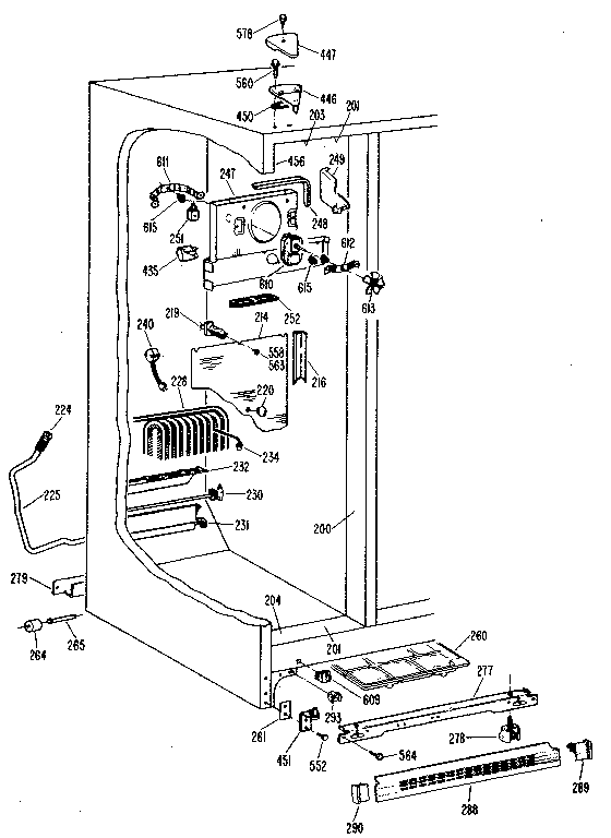 Freezer section