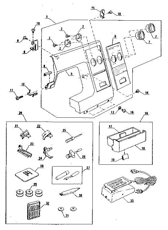 Attachment parts