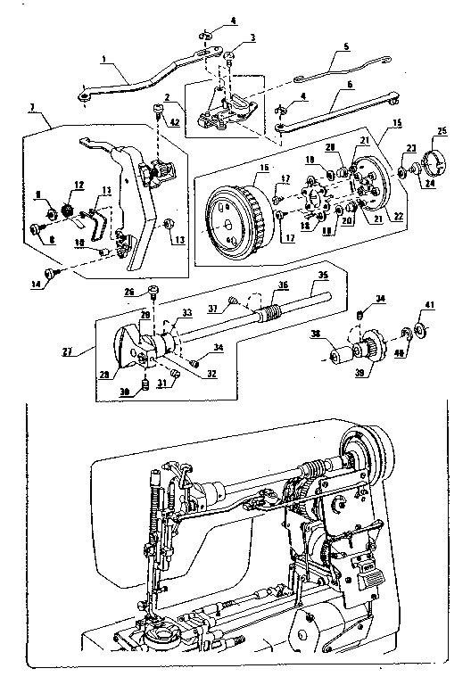 Zigzag guide assembly