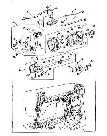Zigzag guide assembly