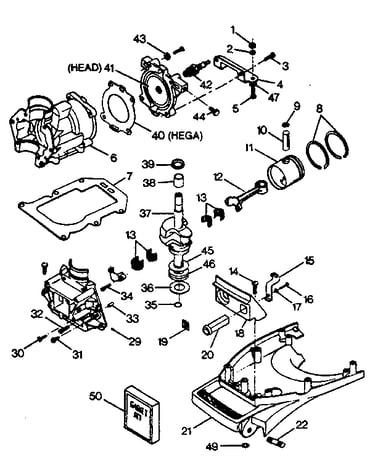 Power head & support plate