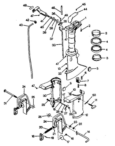 Motor leg