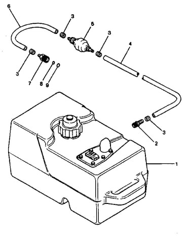 Fuel tank and line
