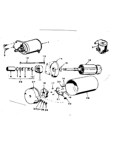 Starter motor parts