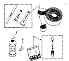 Kenmore 1068750810 optional parts diagram