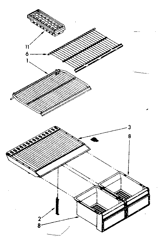 Shelf parts