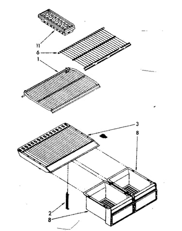 Shelf parts