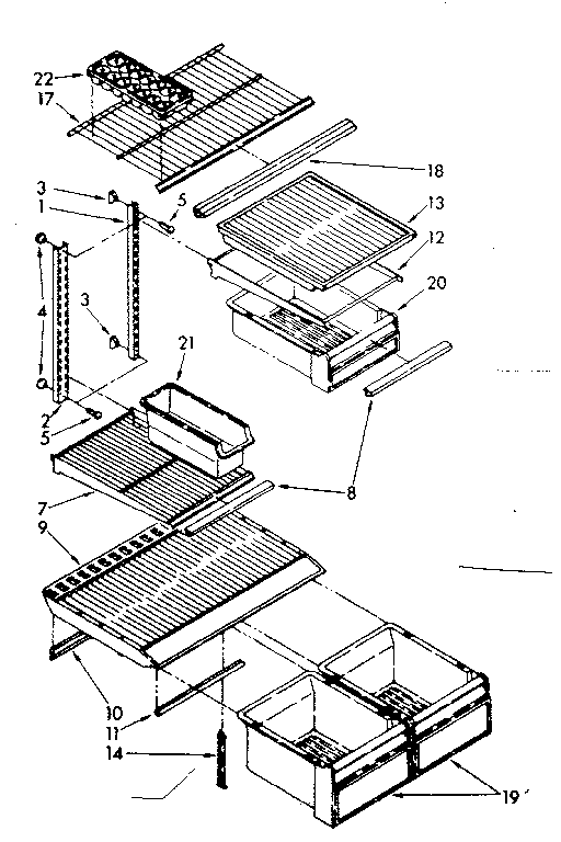 Shelf parts
