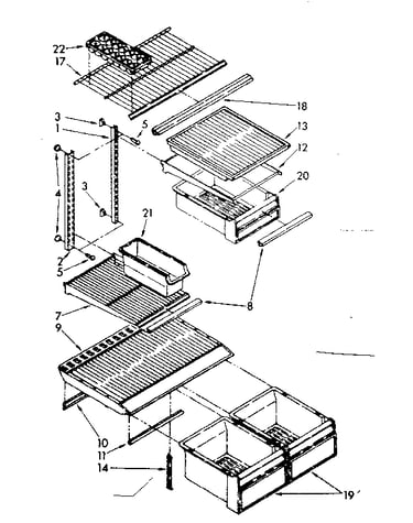 Shelf parts