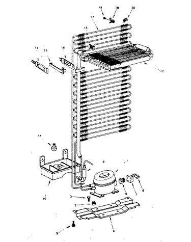 Cooling unit parts