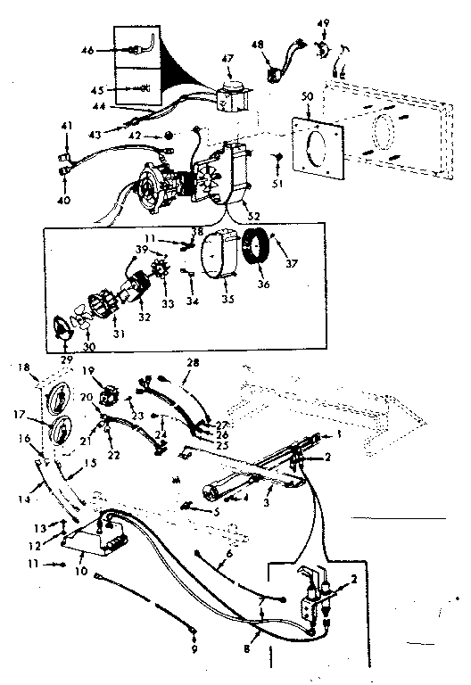 Electrical and vent blower